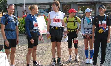 Gruppfoto innan start